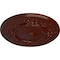 Ekena Millwork Flower Ceiling Medallion (Fits Canopies up to 3 7/8"), Hnd-Painted Brushed Mahogany, 27"OD x 1 1/8"P CM27FLBMF - alternate 4